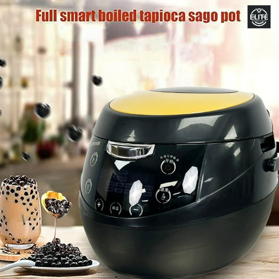 5L Commercial Pearl Boiling Machine Multi Cooker, Boiled Pearl Milk Tea Shop Sago Automatic Pearl Machine Intelligent Insulation