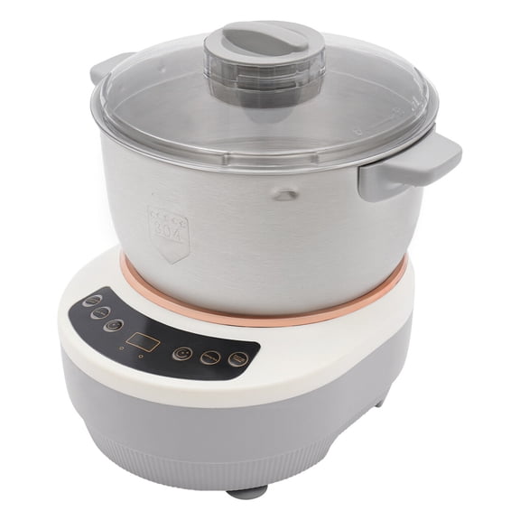 5L Corded Electric Dough Maker with Ferment Function Dough Mixer Machine Kneading Silver