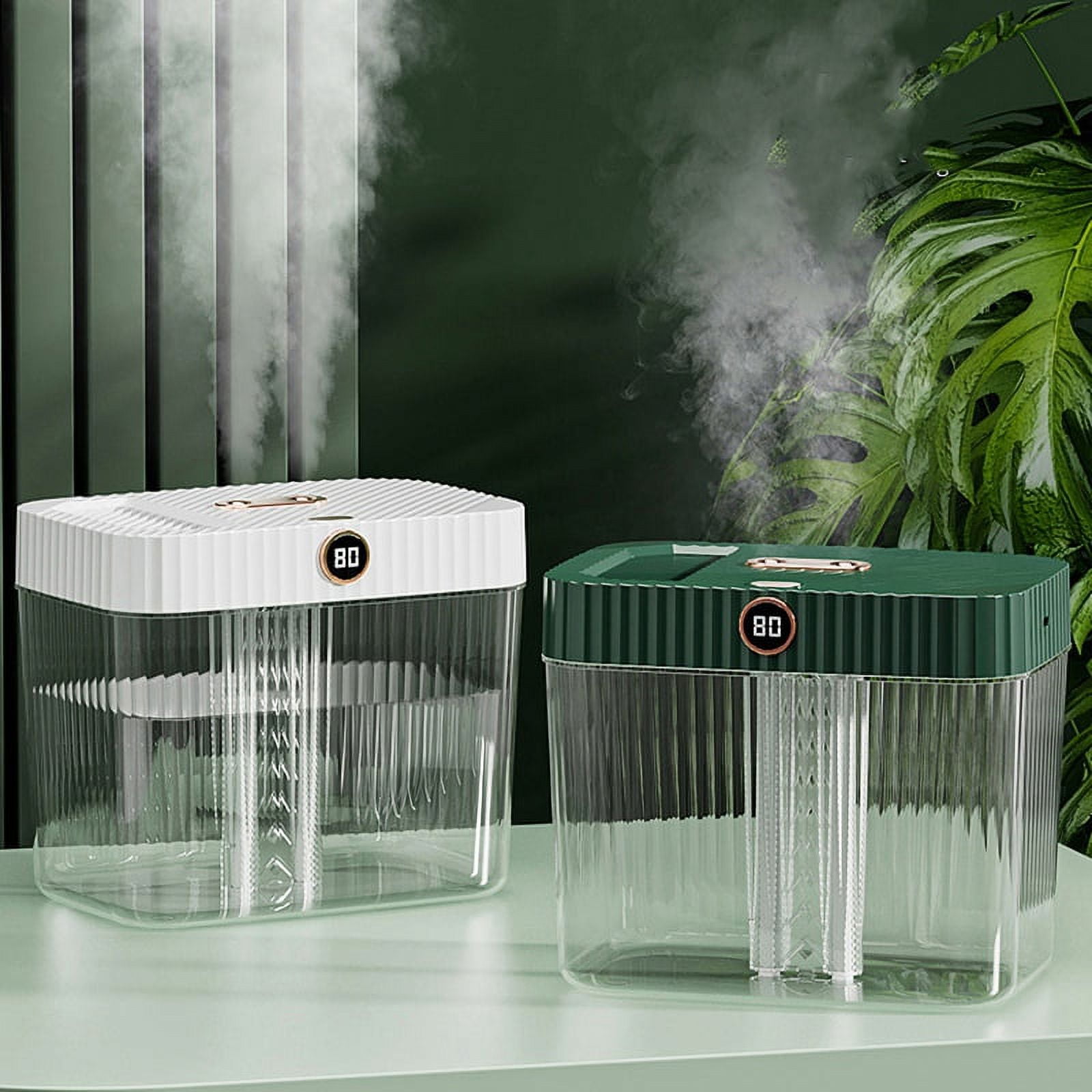 5L Double Nozzle Air Humidifier with LCD Humidity Display Larges