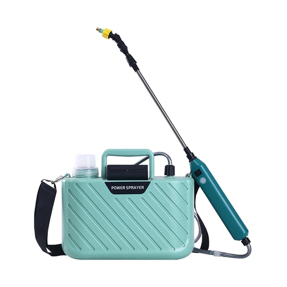 5L Electric Garden Sprayer, USB Rechargeable Lawn Sprayer With Telescopic Wand Adjustable Shoulder Strap 2 Mist Nozzles ,Efficient and Uniform Spraying