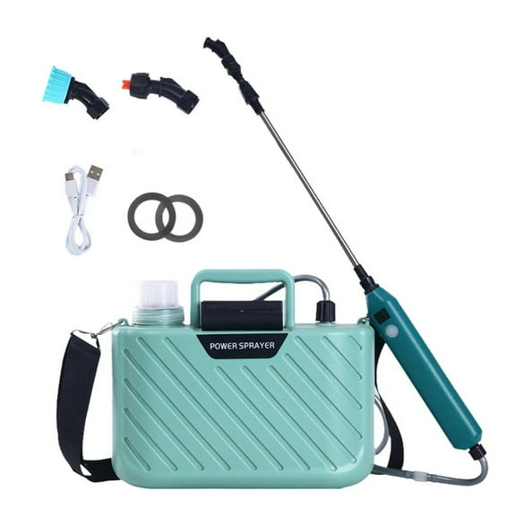 5L Electric Sprayer Garden Automatic Atomizing USB Rechargeable Plant Sprayer Bottle Sprinkler Watering Can Green