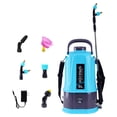 thumbnail image 1 of 5L Electric Sprayer with 5 Mist Nozzles Battery Powered Sprayer with Adjustable Shoulder Strap Garden Sprayer for Yard Lawn and Garden (US), 1 of 10