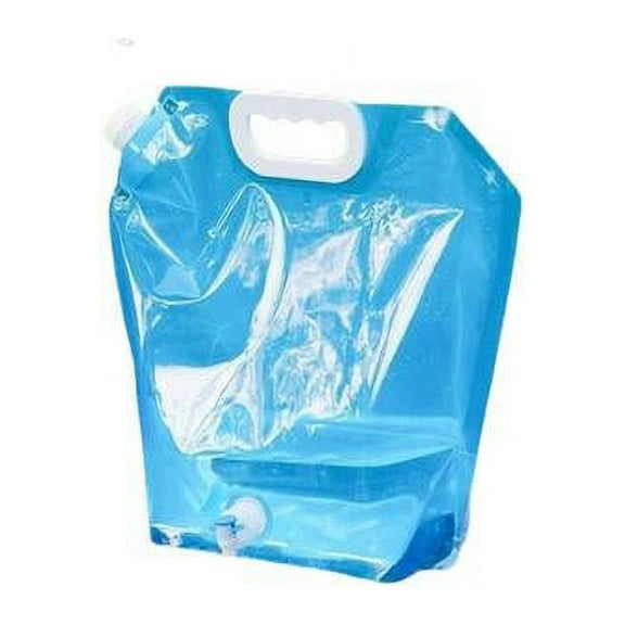 5L Large Capacity Portable Water Bag | Collapsible Freezable Water Carrier for Camping Hiking Outdoor Sports | Food-Grade Leak-Proof Design with Handle