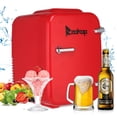 thumbnail image 1 of 5L Mini Fridge, Compact Car Refrigerator, Portable Cooler and Warmer, AC/DC Powered Thermoelectric System Fridge, Super Quiet Small Freezer for Car Home Office Camper Dorm Garage, K2135, 1 of 10