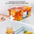 thumbnail image 1 of 5L Refrigerator Water Dispenser with Built-in Faucet - Large Capacity Beverage Container with Ice Grid - Space Saving Design for Infused Water, 1 of 9