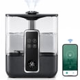 thumbnail image 1 of 5L Smart Cool Mist Humidifier Top-Fill Humidifiers 50H Long Runtime Tuya App Control for Bedroom Home Office,Black, 1 of 5