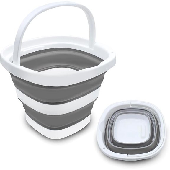 5L Square Collapsible Bucket with Handle