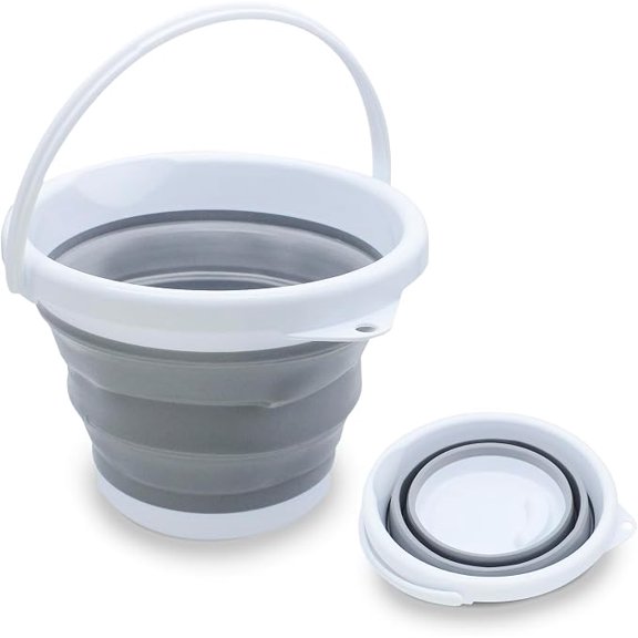 5L Square Collapsible Bucket with Handle