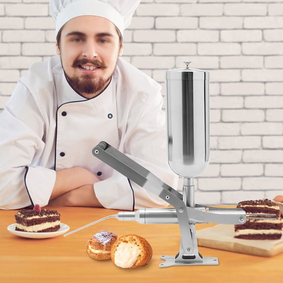 5L Stainless Steel Churro Filler Machine - Manual Donuts Maker