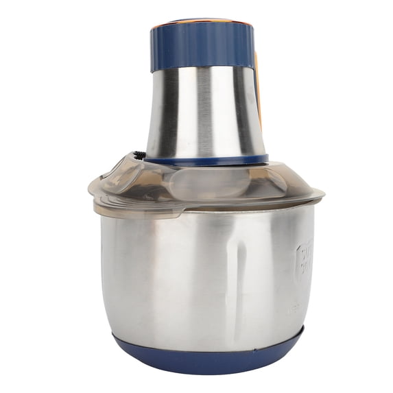 5L Stainless Steel Electric Food Chopper and Meat Grinder, Detachable 500W High Capacity Food Processor Mincer Mixer for Chopping Vegetables Meat and Herbs, 10 inches / 25.4 cm