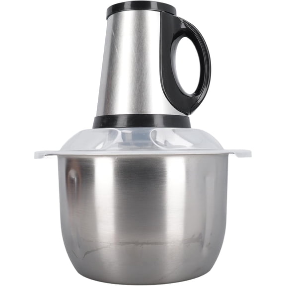 5L Stainless Steel Electric Food Processor with 5 Blades High Capacity Meat Grinder for Vegetables Garlic Nuts