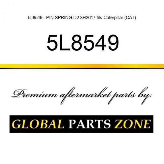 5L8549 - PIN SPRING D2 3H2617 fits Caterpillar (CAT)