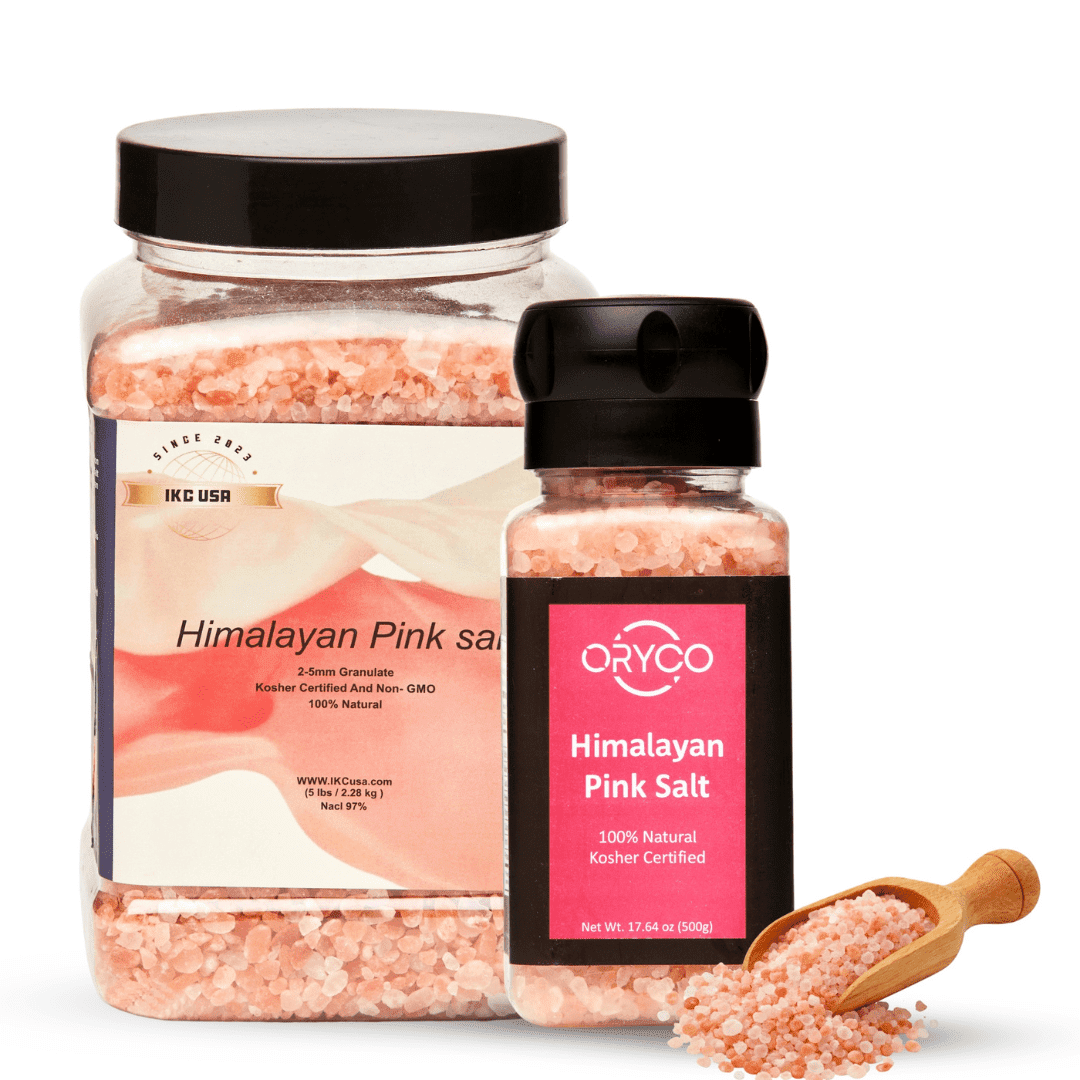 Oryco Coarse (80oz) & Coarse (17.64oz) Himalayan Pink Salt Bundle