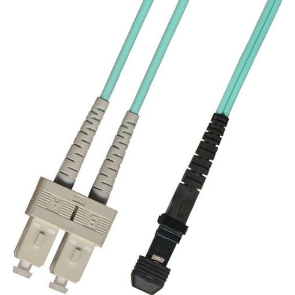 5M - 10 Gigabit (10Gb) OM3 Duplex Fiber Optic Cable (50/125) - SC to MTRJ