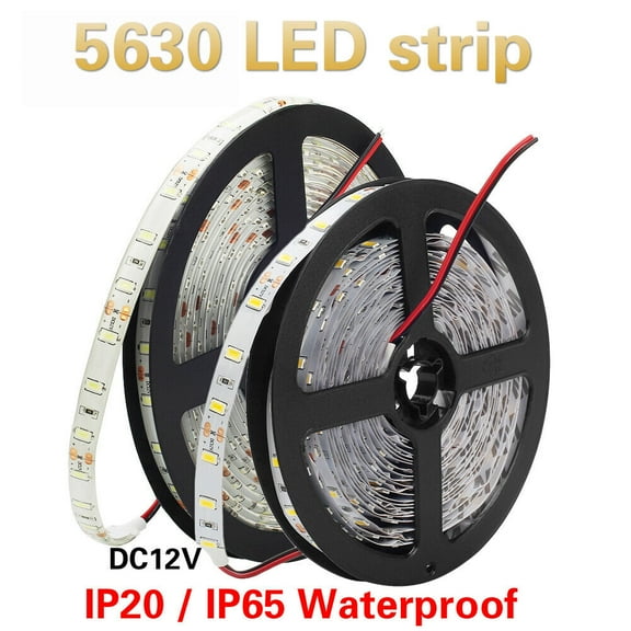 5M 10M 20M 30M DC12V White 5630 SMD 300 Flexible Led Light Strip Ribbon