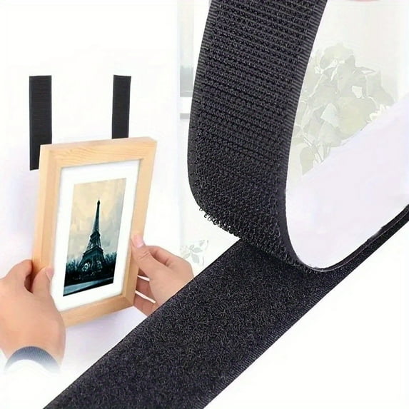 5M*2 20/25/30/50mm Magic Tap Self Adhesive Hook and Loop Fastener Nylon Sticker Disks Tape Sewing Adhesive with Glue
