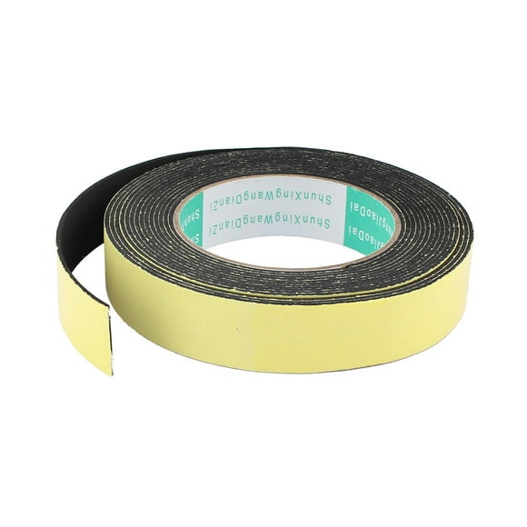5M 25mm x 1.5mm Single Side Adhesive Foam Sealing Tape for Door Window
