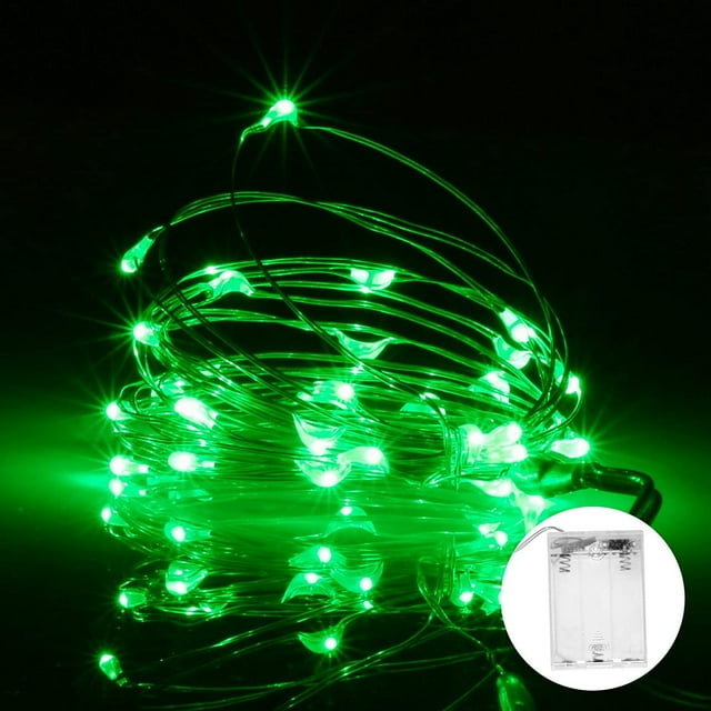 5M 50 LED Christmas String Lights Battery Operated Fairy Copper Wire