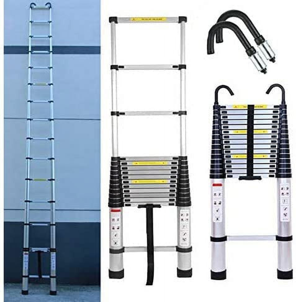 5M Aluminum Extension Ladder Heavy Duty Extension Ladder Portable Loft