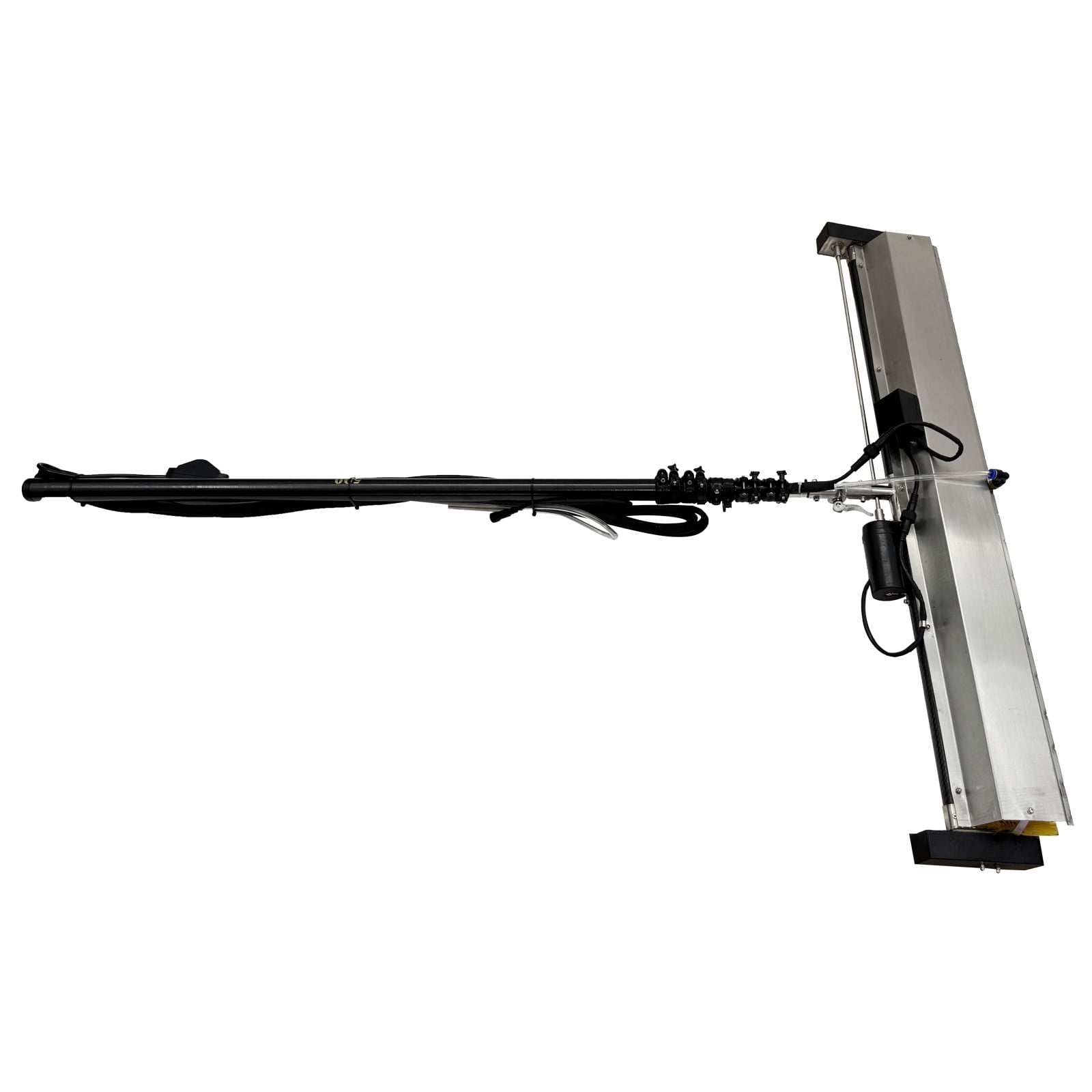 5M Automatic Solar Panel Cleaner 110V Electric Roller Brush with 16.4FT ...