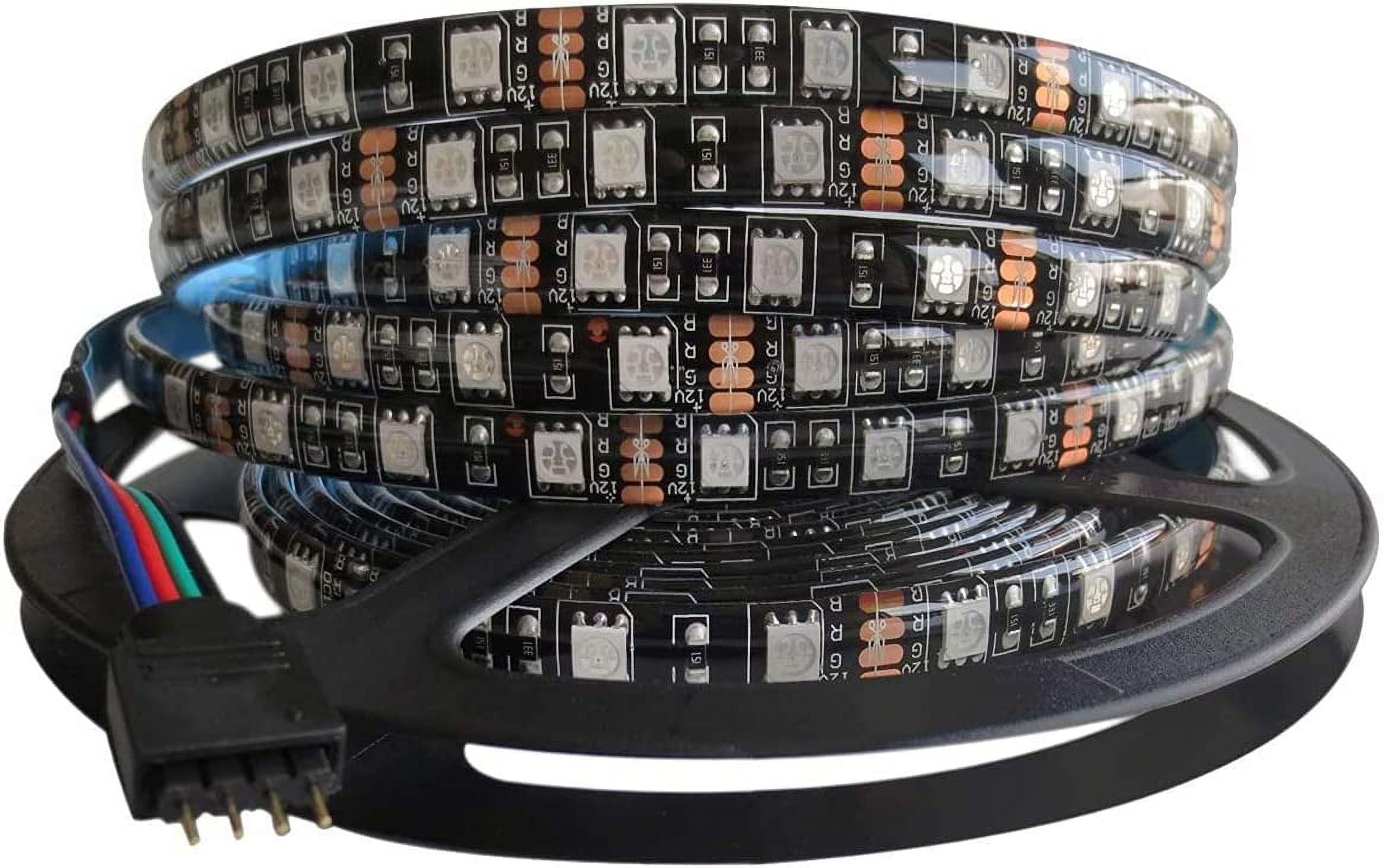 5M PCB 5050 RGB LED Strip Waterproof IP65 300 SMD Board DC 12V Flexible Light