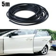 thumbnail image 1 of 5M Car Door Auto Edge Strip Trim U Shape Guard Seal Rubber Black, 1 of 8