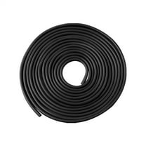 5M Car Door Edge Guard Molding Trim U Type 16ft Rubber Seal Protector Anti Scratch Decorative Strip Car Styling