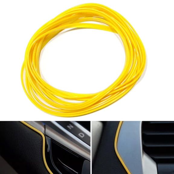 5M Car Styling Interior Decor Stickers Trim 3D Strips Accessories Molding Line