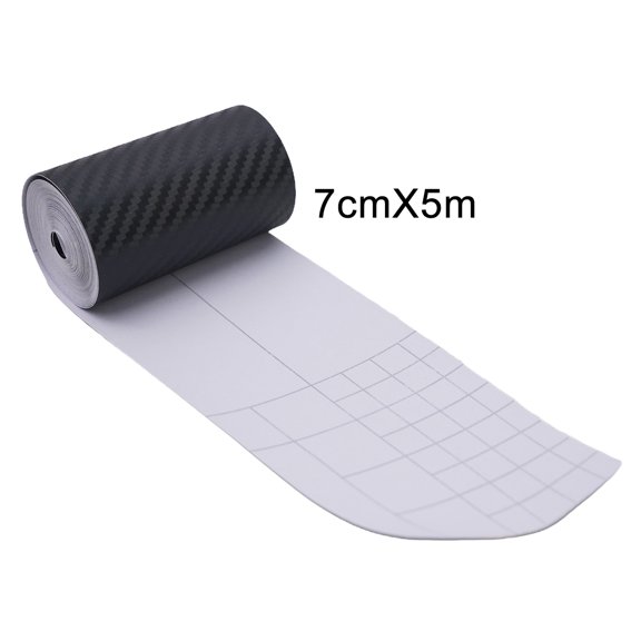 5M Carbon Fiber Car Sticker Paste Protector Strip 3cm*5m 5cm*5m 7cm*5m Optional Waterproof Protection Film