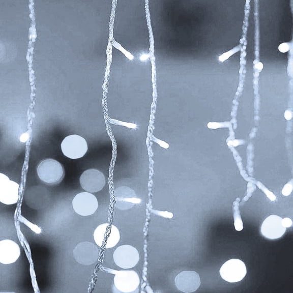 5M Christmas Light Outdoor Drop 0.4-0.6m LED Garland Curtain Icicle String light Garden Eaves Wedding Party Decoration 110V 220V