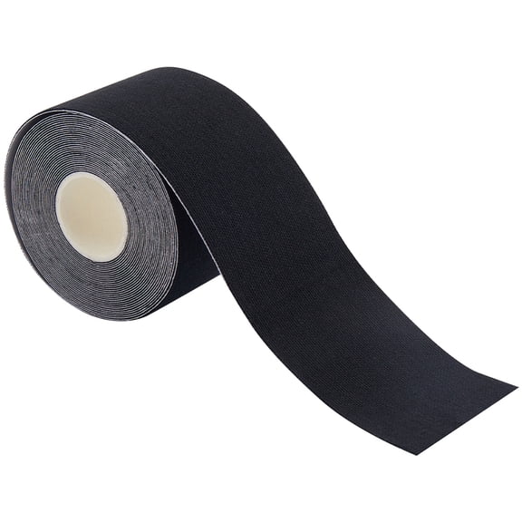 5M Cotton Underwrap Bandages Pre-Wrap Sports Tape for Athletic Elbow Knees Ankles Bicycle Handle Racket Black 50mm for DIY