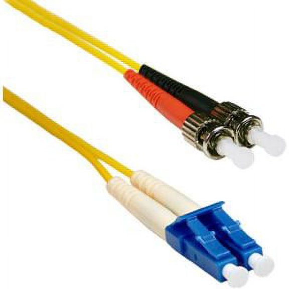 5M FIBER SMF ST/LC 9/125 DUPLEX YELLOW PATCH CABLE
