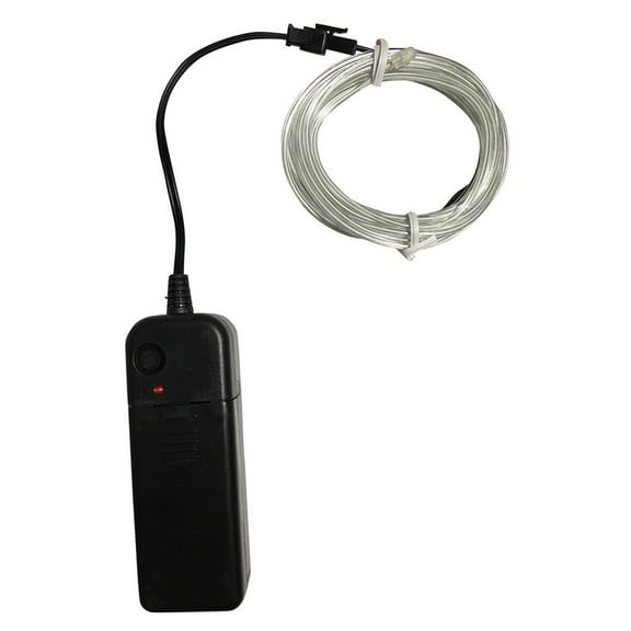 5M Flexible LED EL Wire String Strip Rope Decor Neon Lamp USB Controlle for Halloween Festive Home Accents