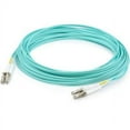 thumbnail image 1 of 5M LC/ST MMF FIBER LOMM 50/125 OM3 DUPLEX AQUA PATCH CABLE, 1 of 8