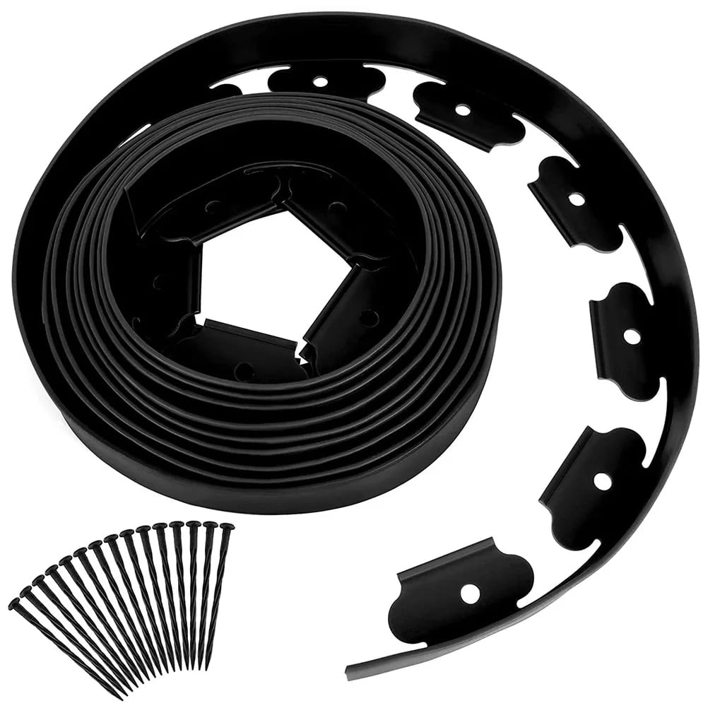 5M Landscape Edging Border Landscape Edging PE Fence Garden Edge Kit