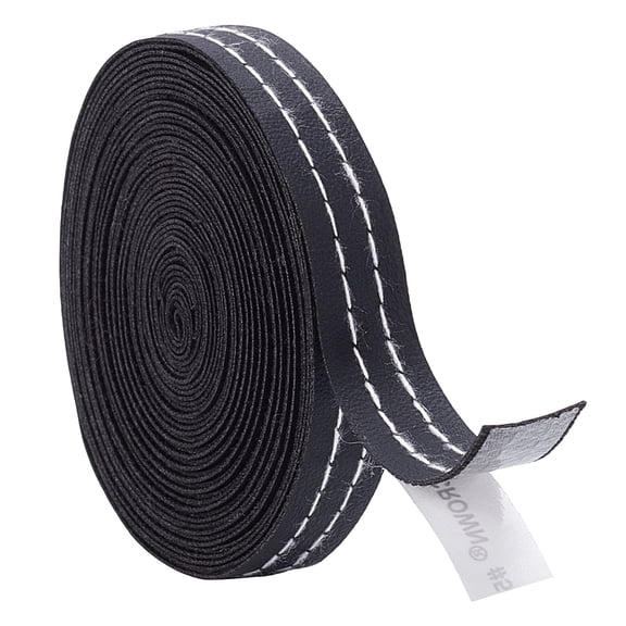 5M Leather Self-Adhesive Car Interior Moulding Trim White 14mm DIY
