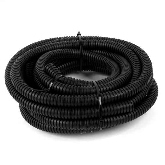 5M Length 3/8" Inside Dia Wiring Sleeve Corrugated Bellow Tube Pipe f Cable