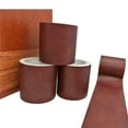 thumbnail image 1 of 5M/Roll Home Decor Floor Duct Tape Skirting Line Tape Adhensive Cortical Texture Repair DARK BROWN, 1 of 8