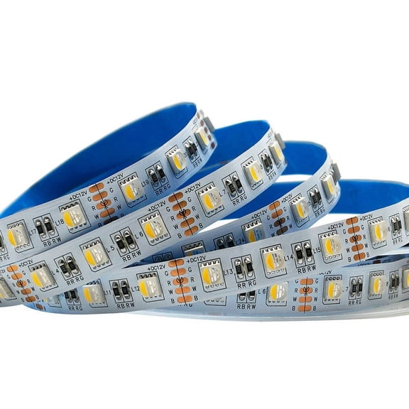 5M SMD5050 RGBW RGBWW LED Strip 12V 24V RGB White RGB Warm White, 4 Color in 1 LED Chip,60 LED/M IP20 IP65 Waterproof LED Tape