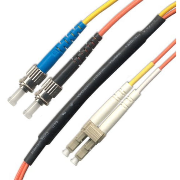 5M ST/LC Mode Conditioning (ST Side) Fiber Optic Cable (9/125-62.5/125)
