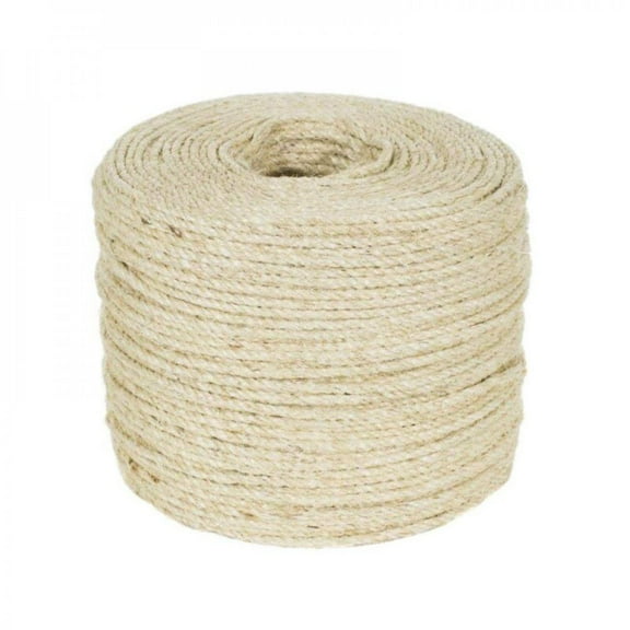 5M Sisal Rope for Cats Scratching Post Toys DIY Cat Scratch Board for Cat to Exercise Claw
