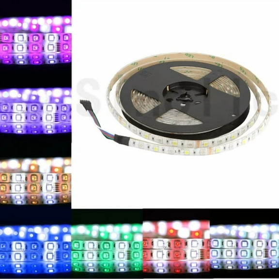 5M Smd 5050 Led Strip Light Waterproof 300 Leds Rgbw Rgb + Cool White Flexible
