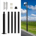 thumbnail image 1 of 5M Street Light Pole, Street Lamp Post, Split Street Lamp Post Suitable for Streets, Yards, Parking Lots 114+76mm, 1 of 10
