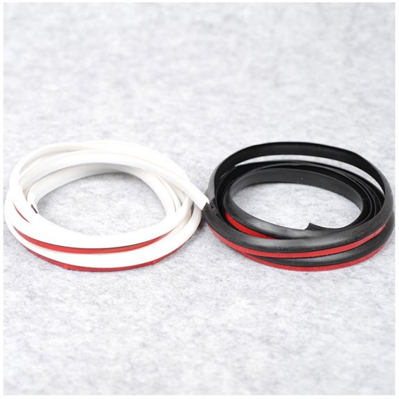 5M T-Type Rubber Sealing Strip Weatherstrip Edge Trim For Front Rear Bumper+ Lip