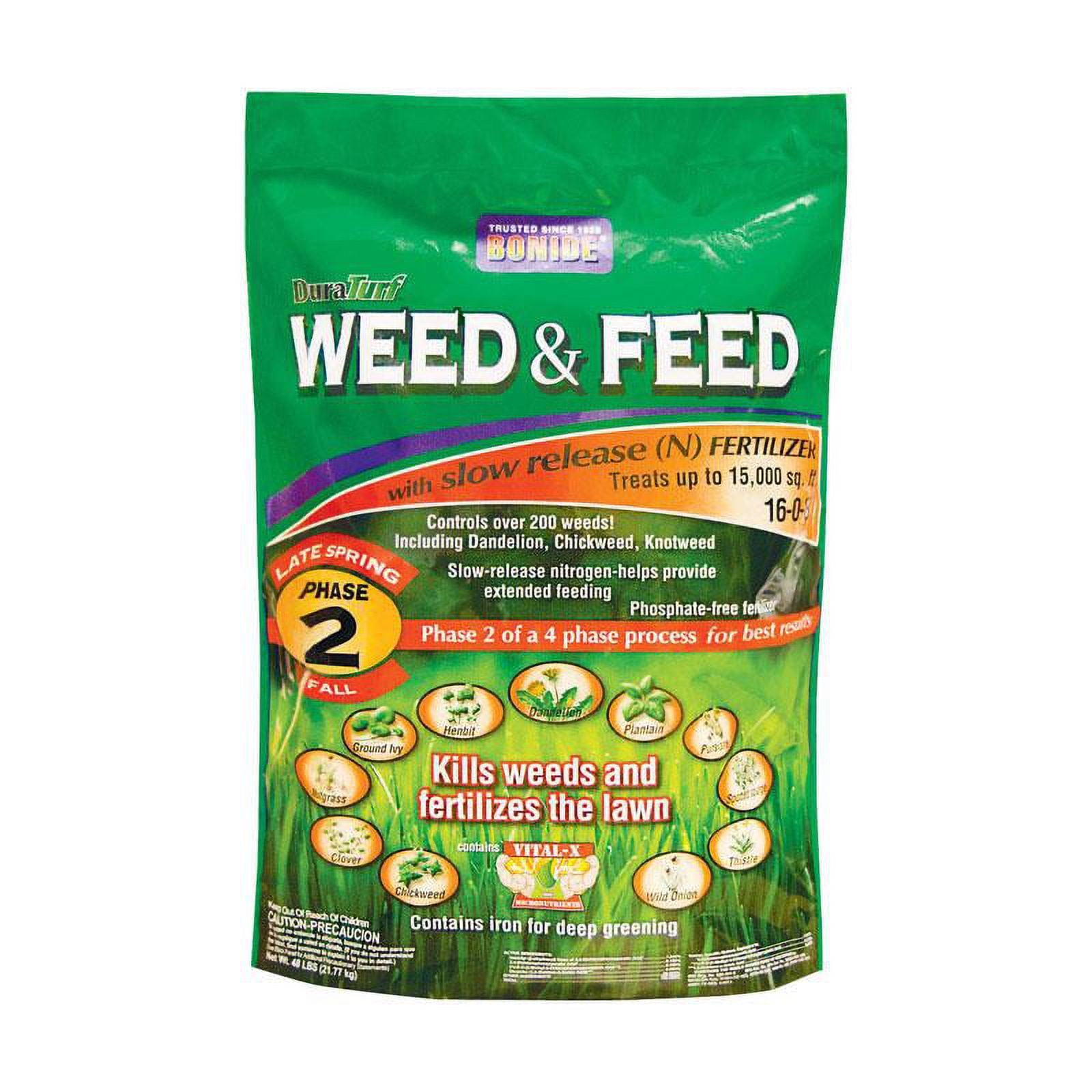 5M Weed And Feed Weed Killer Bonide Products Herbicides 60422 037321604204