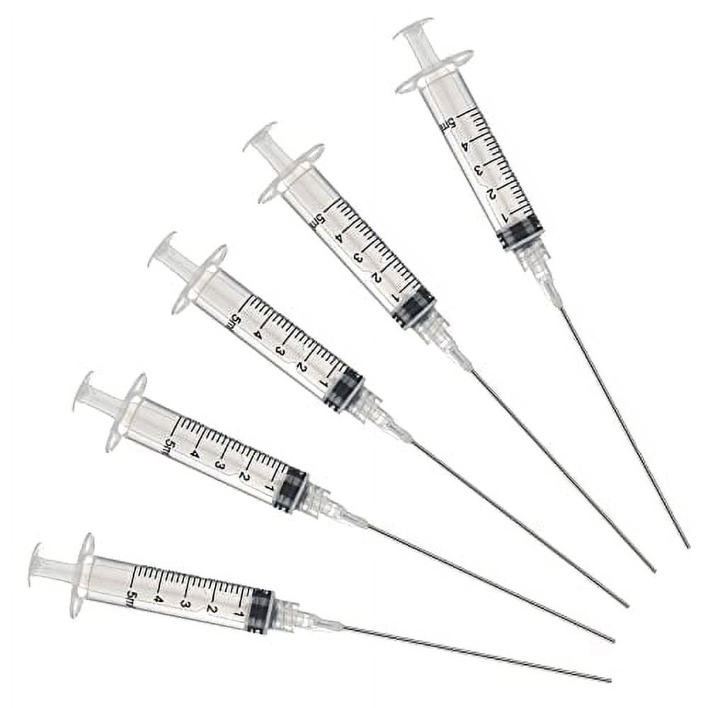 5ML/CC Premium Ink Syringe with Blunt Needle Tip and Luer Lock Suitable