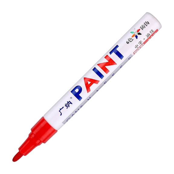 5ML Oil-Based Waterproof Car Tire Paint Pen, Non-Fading Paint Marker For Tire Rubber Metal, Professional Car Detail Tire Lettering Pen, Multi-Surface DIY Paint Marker For Automotive And Craft Use