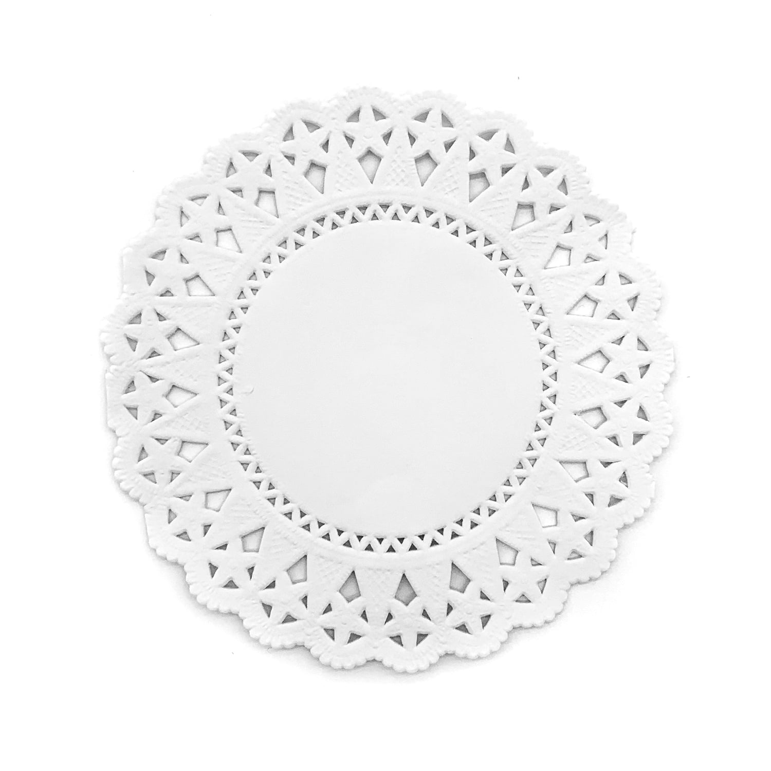 5MLGgoods 250 Pack White Paper Doilies, 3.5 Inch White Lace Round 250