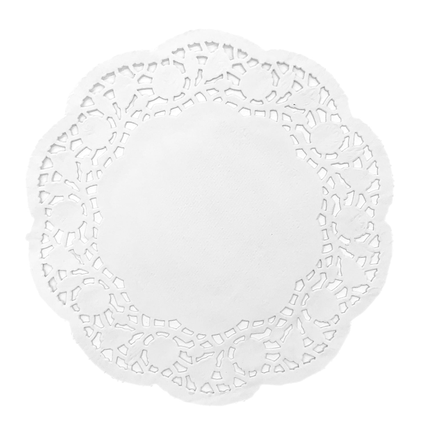 5MLGgoods 250 Pack White Paper Doilies, 6.5 Inch White Lace Round 250