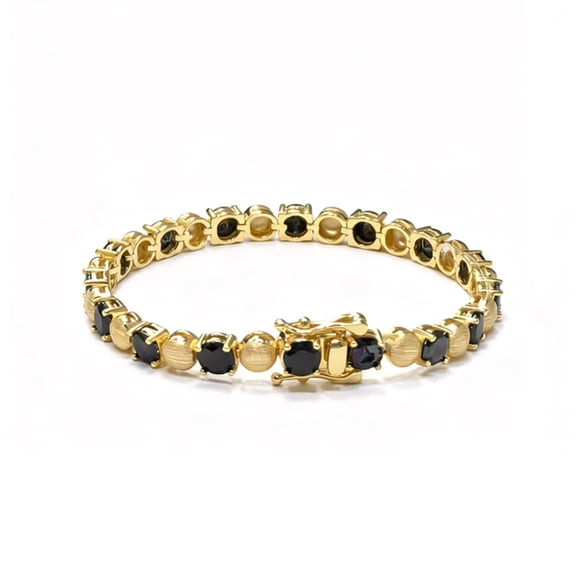 5MM Moissanite Tennis Bracelet for Women Men D Color VVS1 Clarity Gold Tennis Bracelet 925 Sterling Silver Moissanite Bracelet Jewelry 6.5-8.5 Inch